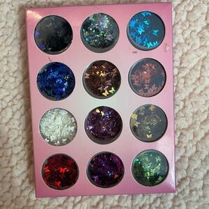 Colorful Nail Art Butterfly Glitter Set